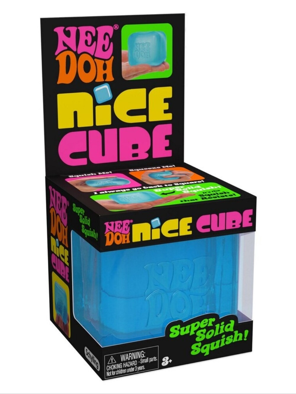 NEE Doh Nice Cube - 1 Piece Needoh By Schylling (Blue)